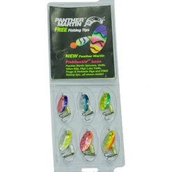 Panther Martin Hammered Regular Spinner, #4/#6, 1/4oz/1/8oz, 6pk Kit - Your Premium Fishing Gear Store Rods Lines Baits Accessories* Best