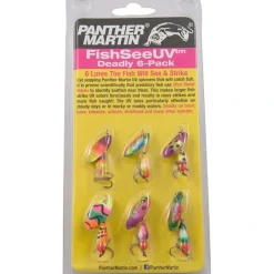 Panther Martin UV6 Ultra Violet Assortment Trout Spinner Lure Kit 6 Pack - Your Premium Fishing Gear Store Rods Lines Baits Accessories* Best Sale