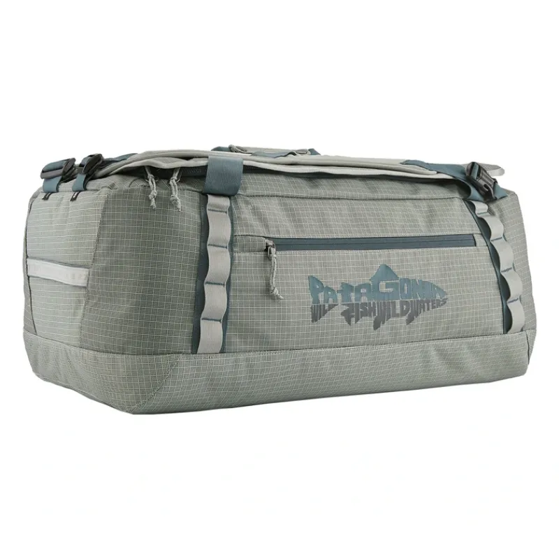 Patagonia Black Hole Duffel 55L Wild Waterline: Sleet Green - Your Premium Fishing Gear Store Rods Lines Baits Accessories* Cheap