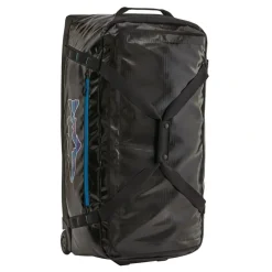 Patagonia Black Hole Wheeled Duffel 100L Black w/Fitz Trout - Your Premium Fishing Gear Store Rods Lines Baits Accessories* Store
