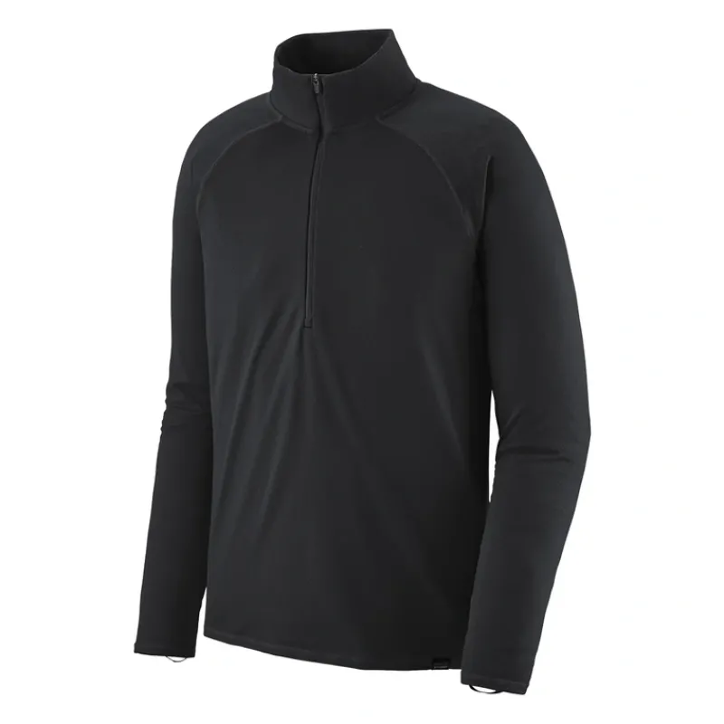 Patagonia Capilene Midweight Zip Neck Black - Your Premium Fishing Gear Store Rods Lines Baits Accessories* Flash Sale