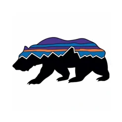 Patagonia Fitz Roy Bear Small Sticker - Your Premium Fishing Gear Store Rods Lines Baits Accessories* Sale