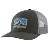 Patagonia Fitz Roy Horizons Trucker Hat Forge Grey - Your Premium Fishing Gear Store Rods Lines Baits Accessories* Flash Sale