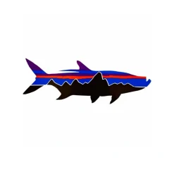 Patagonia Fitz Roy Tarpon Small Sticker - Your Premium Fishing Gear Store Rods Lines Baits Accessories* Sale