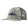 Patagonia Fitz Roy Trout Trucker Hat Cliffs and Waves: Natural - Your Premium Fishing Gear Store Rods Lines Baits Accessories* Outlet