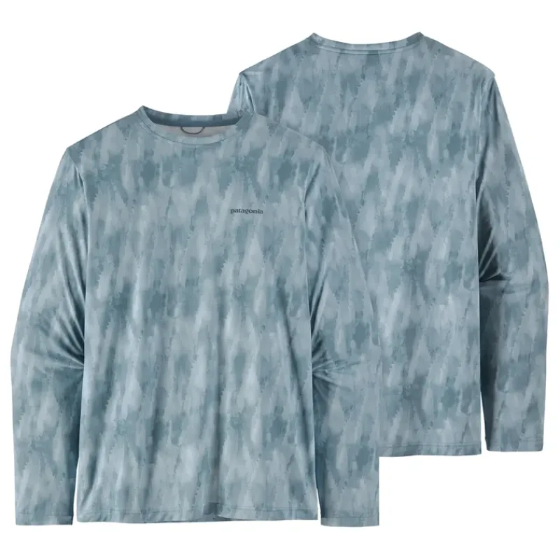 Patagonia L/S Cap Cool Daily Fish Graphic Shirt - Agave: Light Plume Grey - Your Premium Fishing Gear Store Rods Lines Baits Accessories* Cheap