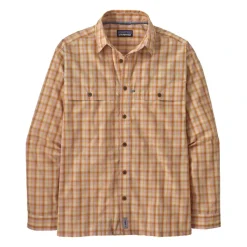 Patagonia L/S Island Hopper Shirt Mirrored: Golden Caramel - Your Premium Fishing Gear Store Rods Lines Baits Accessories* Best