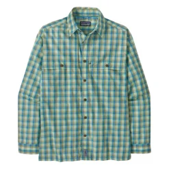 Patagonia L/S Island Hopper Shirt Mirrored: Vessel Blue - Your Premium Fishing Gear Store Rods Lines Baits Accessories* Store