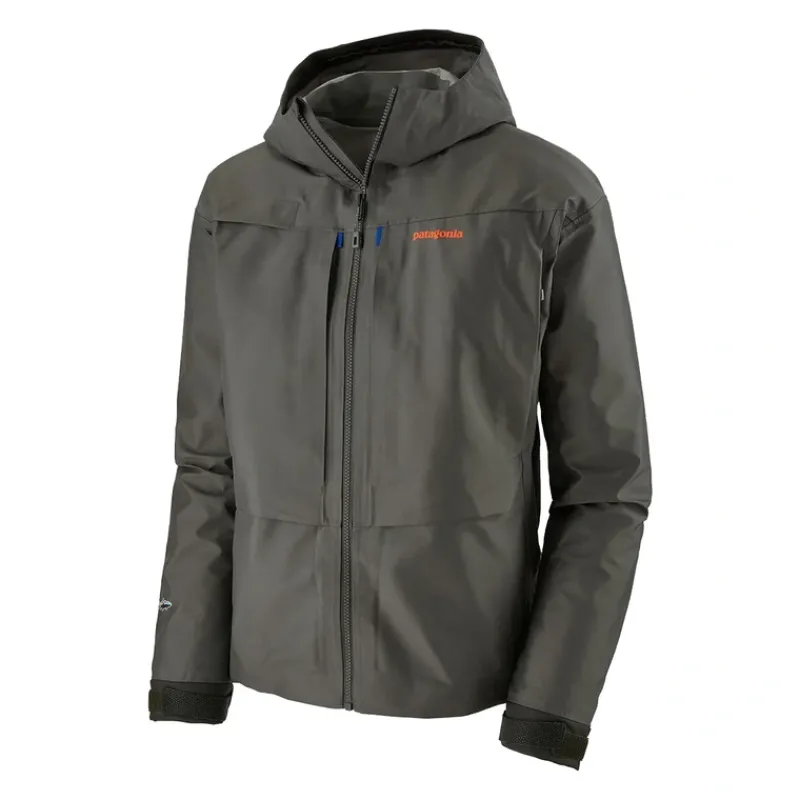 Patagonia Mens River Salt Jacket - Forge Grey - Your Premium Fishing Gear Store Rods Lines Baits Accessories* Store