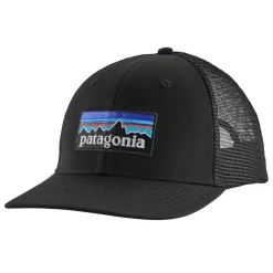 Patagonia P-6 Logo Trucker Hat Black - Your Premium Fishing Gear Store Rods Lines Baits Accessories* Clearance