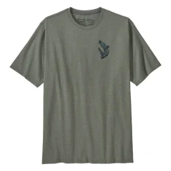 Patagonia Take a Stand Responsibili-Tee Upstream Steelhead: Sleet Green - Your Premium Fishing Gear Store Rods Lines Baits Accessories* Cheap