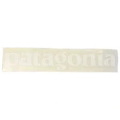 Patagonia White Logo Small Sticker - Your Premium Fishing Gear Store Rods Lines Baits Accessories* Clearance