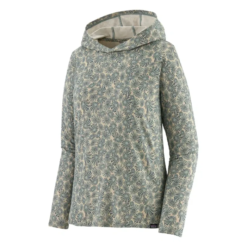 Patagonia Womens Cap Cool Daily Hoody Sun Wave: Thermal Blue - Your Premium Fishing Gear Store Rods Lines Baits Accessories* Outlet