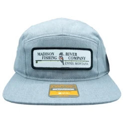 Patch Logo 217 Macleay 5-Panel Hat Heather Grey - Your Premium Fishing Gear Store Rods Lines Baits Accessories* Discount