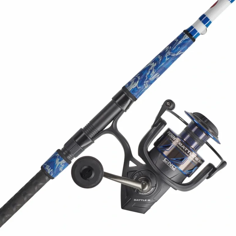 Penn Battle III LE Spinning Reel Combo, Metal Body, CNC Gears, HT100 Drag - Your Premium Fishing Gear Store Rods Lines Baits Accessories* Shop