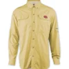 Penn Fishing Long Sleeve Button Down Yellow Performance Shirt, Vented Back XXL - Your Premium Fishing Gear Store Rods Lines Baits Accessories* Best Sale