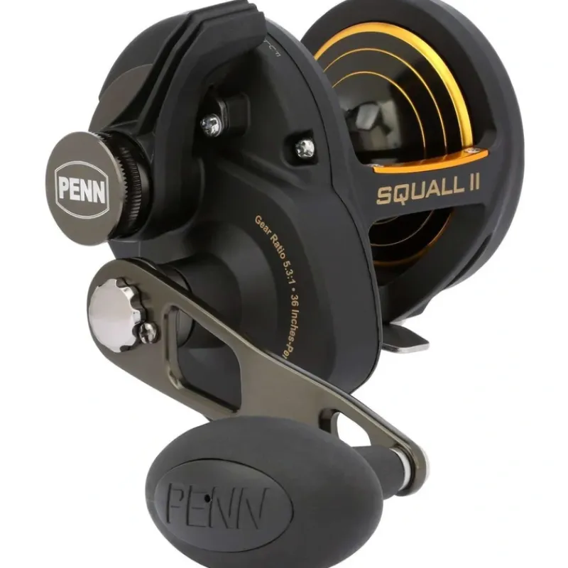 Penn Squall II Lever Drag Conventional Fishing Reels - Your Premium Fishing Gear Store Rods Lines Baits Accessories* Sale
