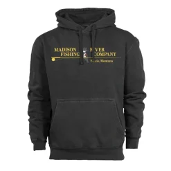 Pigment Dyed Fleece Hoody Washed Black - Your Premium Fishing Gear Store Rods Lines Baits Accessories* Hot