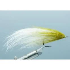Popovics' Bucktail Deceiver Olive/White #2/0 - Your Premium Fishing Gear Store Rods Lines Baits Accessories* Best