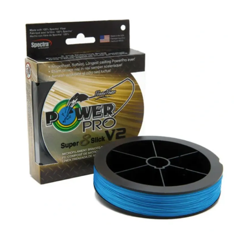 Power Pro Super Slick V2 8 Strand Braided Line, 3000yd 20lb Blue - Your Premium Fishing Gear Store Rods Lines Baits Accessories* Sale