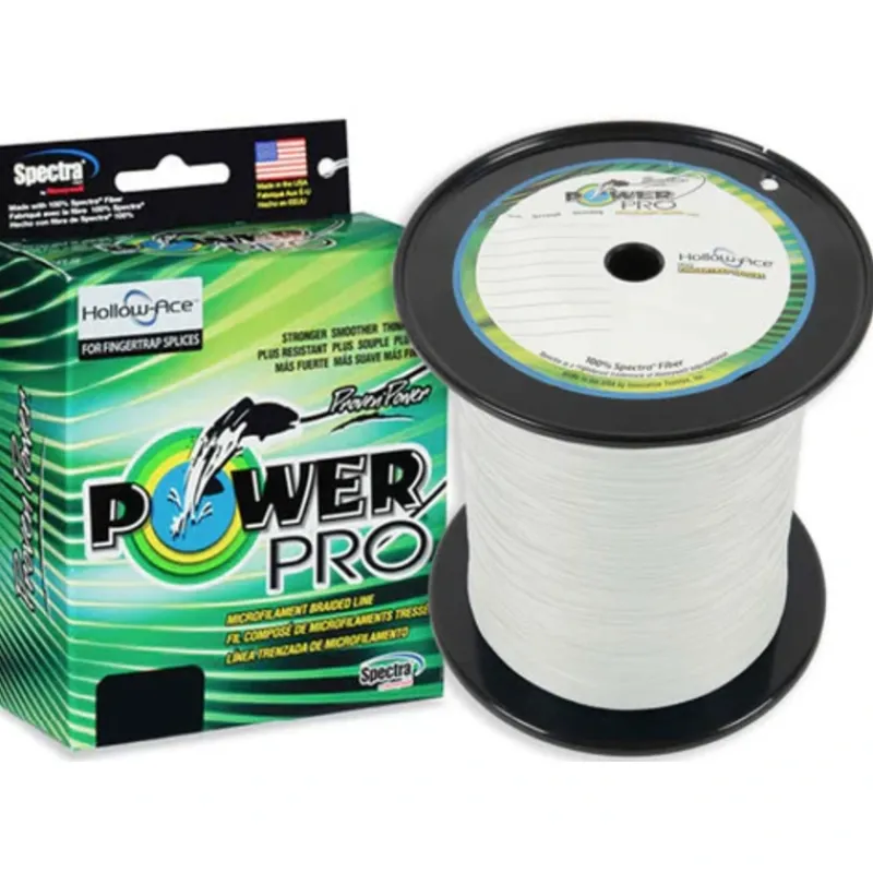 PowerPro Hollow Ace Fishing Line, 200lb, 3000yd, White - Your Premium Fishing Gear Store Rods Lines Baits Accessories* Outlet