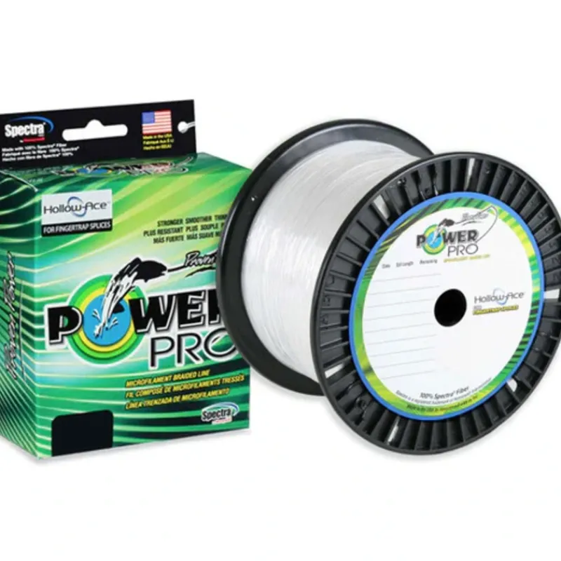 PowerPro Hollow Ace Fishing Line (80lb-130lb, 1500yd, Blue, White, Yellow) - Your Premium Fishing Gear Store Rods Lines Baits Accessories* Store