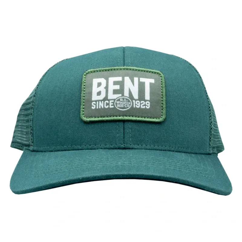 R. L. Winston Bent Green Trucker Hat - Your Premium Fishing Gear Store Rods Lines Baits Accessories* Fashion