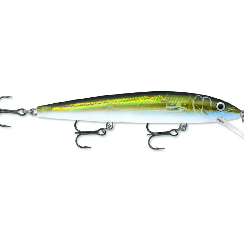 Rapala Husky Jerk, 4 3/4" 7/16 oz, Olive Ghost - Your Premium Fishing Gear Store Rods Lines Baits Accessories* New