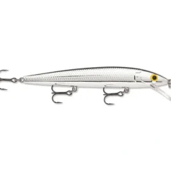 Rapala Husky Jerk, 4 3/4" 7/16 oz, Pure Chrome, Suspending - Your Premium Fishing Gear Store Rods Lines Baits Accessories* Shop