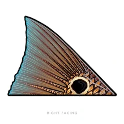 Redfish Tail Right Sticker - Your Premium Fishing Gear Store Rods Lines Baits Accessories* Discount