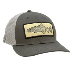 Rep Your Water Brown Snacks Trucker Lt Gray/Navy - Your Premium Fishing Gear Store Rods Lines Baits Accessories* Store