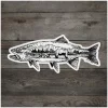 Rep Your Water Grizzly Trout Sticker - Your Premium Fishing Gear Store Rods Lines Baits Accessories* Store