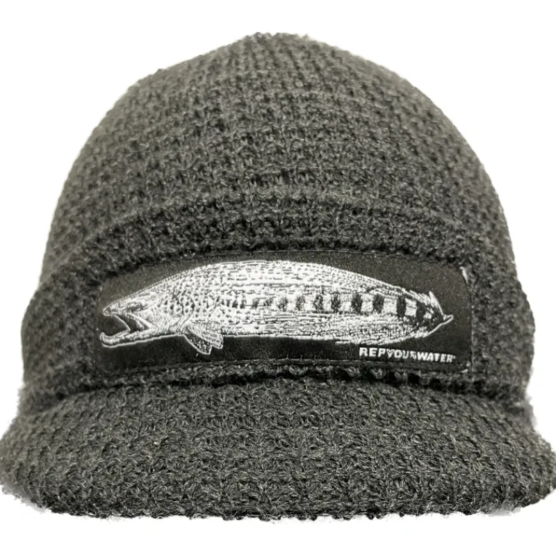 Rep Your Water Salmo Streamer Brimmed Knit Hat - Your Premium Fishing Gear Store Rods Lines Baits Accessories* Discount
