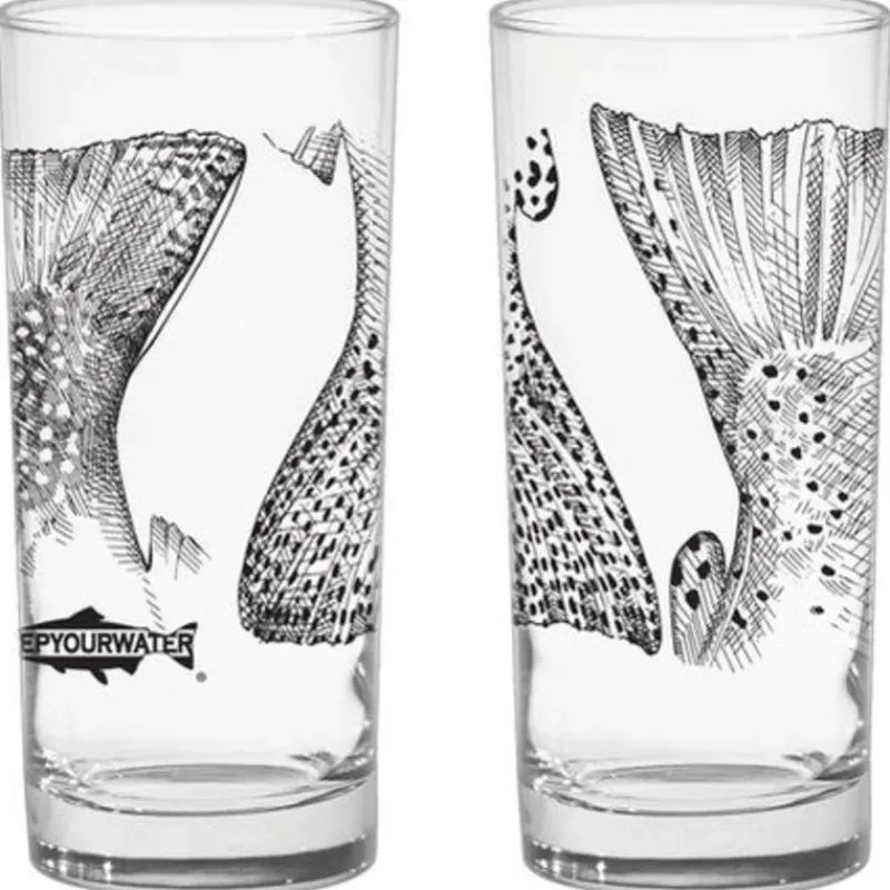 Rep Your Water Tails Highball Glass - Your Premium Fishing Gear Store Rods Lines Baits Accessories* Best