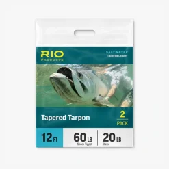 RIO TAPERED TARPON LEADER 12FT 2 PACK - Your Premium Fishing Gear Store Rods Lines Baits Accessories* Clearance