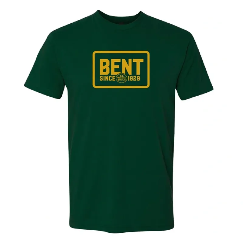 R.L. Winston Meant To Be Bent T-Shirt Green - Your Premium Fishing Gear Store Rods Lines Baits Accessories* Online