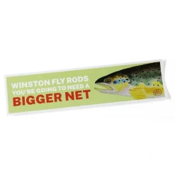 R.L. Winston Sticker Bigger Net - Your Premium Fishing Gear Store Rods Lines Baits Accessories* Outlet
