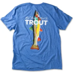 R.L. Winston Trout Tech T-Shirt Royal Blue - Your Premium Fishing Gear Store Rods Lines Baits Accessories* Cheap