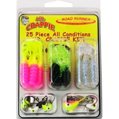 Road Runner Mr. Crappie 25 Piece Kit - Your Premium Fishing Gear Store Rods Lines Baits Accessories* Best Sale