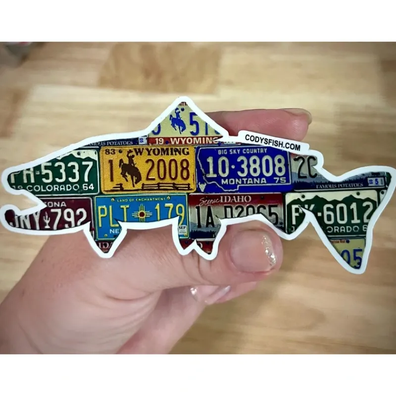 Rocky Mountain Brown Trout Sticker - Your Premium Fishing Gear Store Rods Lines Baits Accessories* Flash Sale