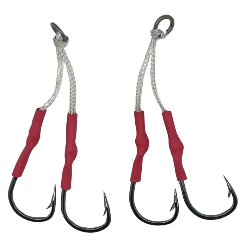 Run Off Lures Double Assist Hooks (Size 3/0-7/0 Hooks, 2pk) - Your Premium Fishing Gear Store Rods Lines Baits Accessories* Clearance