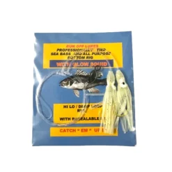 Run Off Lures Hi/Lo Seabass Squid Rigs - Your Premium Fishing Gear Store Rods Lines Baits Accessories* Discount