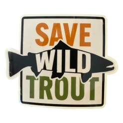 RYW Save Wild Trout Sticker - Your Premium Fishing Gear Store Rods Lines Baits Accessories* Clearance