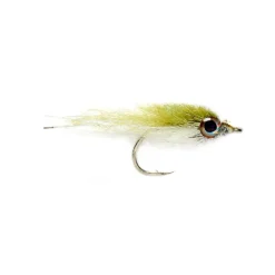 Salty Minnow Olive & White - Your Premium Fishing Gear Store Rods Lines Baits Accessories* Clearance