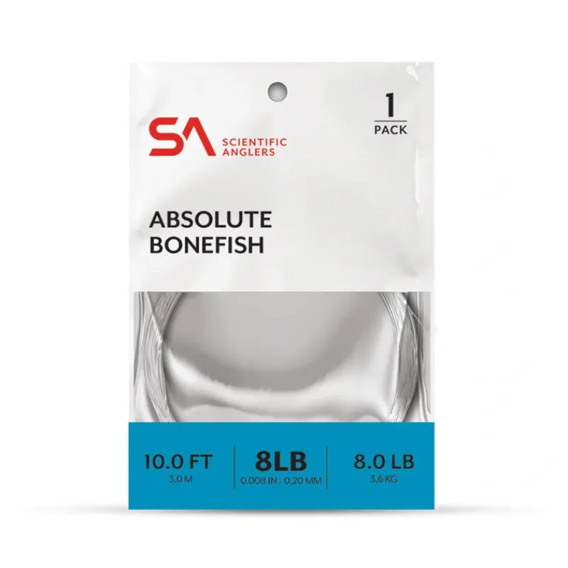 Scientific Anglers Absolute Bonefish Leader 10' Single - Your Premium Fishing Gear Store Rods Lines Baits Accessories* Hot
