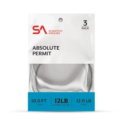 Scientific Anglers Absolute Permit Leader 10' 3-Pack - Your Premium Fishing Gear Store Rods Lines Baits Accessories* Shop