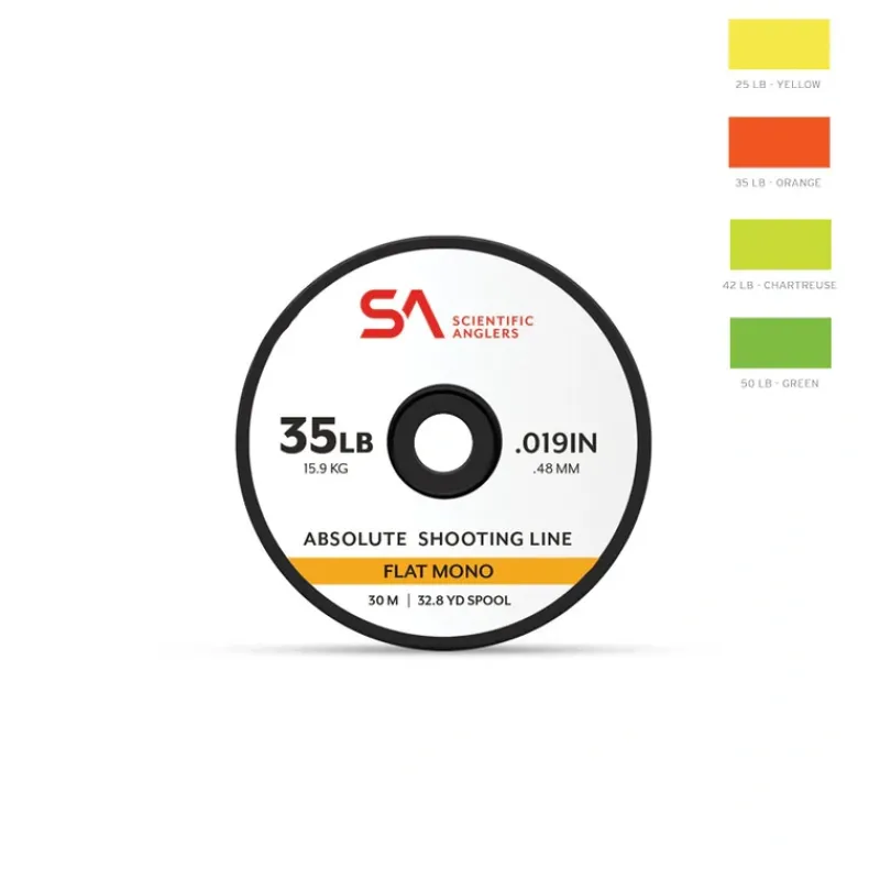 Scientific Anglers Absolute Shooting Line Flat - Your Premium Fishing Gear Store Rods Lines Baits Accessories* Hot