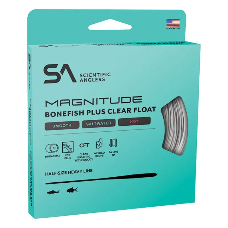 Scientific Anglers Magnitude Smooth Bonefish Fly Line Full Clear - Your Premium Fishing Gear Store Rods Lines Baits Accessories* Flash Sale