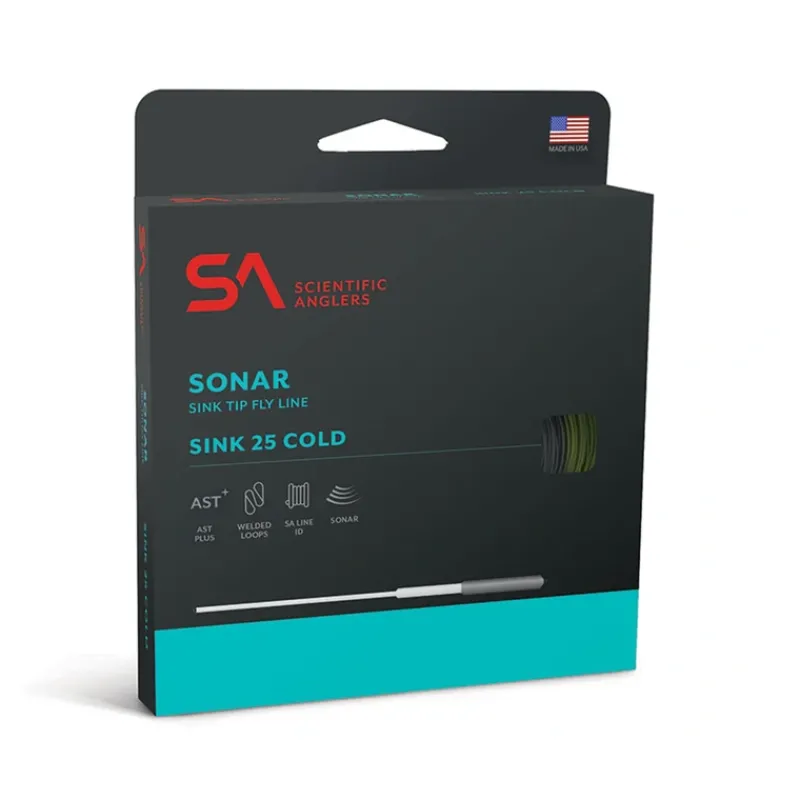 Scientific Anglers Sonar Sink 25 Cold Fly Line - Your Premium Fishing Gear Store Rods Lines Baits Accessories* Discount