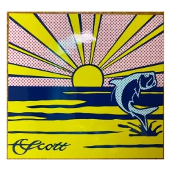 Scott Fly Rods Tarpon/Rising Sun Sticker - Your Premium Fishing Gear Store Rods Lines Baits Accessories* Store